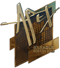 Sticker | apEX (Gold) | Boston 2018 image