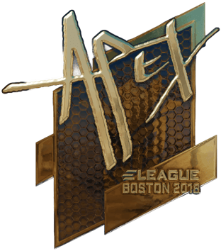 Sticker | apEX (Gold) | Boston 2018