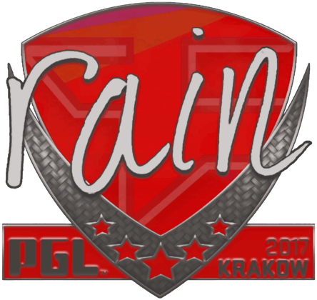 Sticker | rain | 크라쿠프 2017