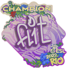 Sticker | FL1T (Champion) | Rio 2022 image