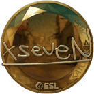 Sticker | xseveN (Gold) | Katowice 2019 image