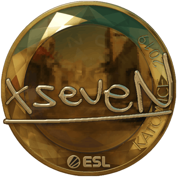Sticker | xseveN(金色)| 2019年卡托维兹锦标赛