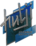 Sticker | hutji (Foil) | Boston 2018