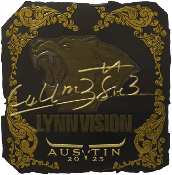 Sticker | C4LLM3SU3 (ゴールド) | Austin 2025