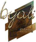 Sticker | byali (Gold) | Boston 2018