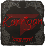 Sticker | karrigan (Foil) | Austin 2025