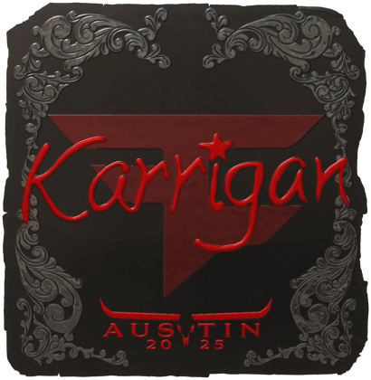 Sticker | karrigan (Foil) | Austin 2025