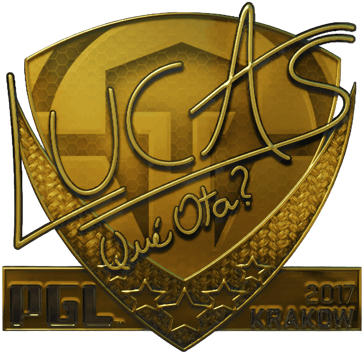 Sticker | LUCAS1 (ゴールド) | Krakow 2017