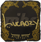 Sticker | Lucaozy (Gold) | Austin 2025 image