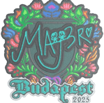 Sticker | MAJ3R (Embroidered) | Budapest 2025