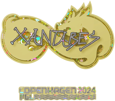 Sticker | XANTARES (Kim tuyến) | Copenhagen 2024