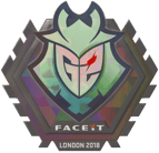 Sticker | G2 Esports (Holo) | London 2018 image