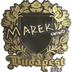 Sticker | Marek (Gold) | Budapest 2025