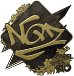 Sticker | NQZ (Gold) | Rio 2022