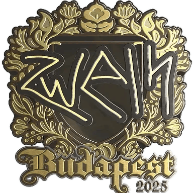 Naklejka | zweih (złota) | Budapeszt 2025