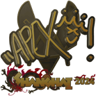 Sticker | apEX (Gold) | Shanghai 2024 image