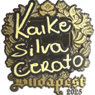 Sticker | KSCERATO (Gold) | Budapest 2025 Sticker | KSCERATO (Gold) | Budapest 2025 image