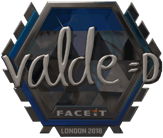 Sticker | v4lde (Foil) | London 2018 image