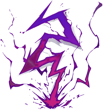 Sticker | Impacto de rayo (reflectante)