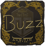 Sticker | Buzz (Gold) | Austin 2025