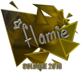 Sticker | flamie (Foil) | Cologne 2016