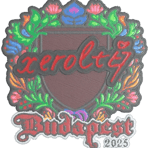 Sticker | xerolte (Embroidered) | Budapest 2025
