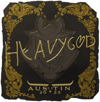Sticker | Heavygod (Altın) | Austin 2025