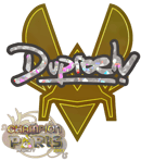 Sticker | dupreeh (Glitter, Champion) | Paris 2023