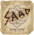 Sticker | saadzin | Austin 2025