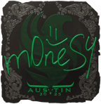 Sticker | m0NESY (Foil) | Austin 2025