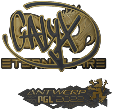 Sticker | Calyx (Gold) | Antwerpen 2022