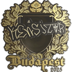 Sticker | kensizor (Gold) | Budapest 2025