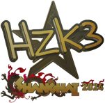Sticker | hallzerk (Gold) | Shanghai 2024