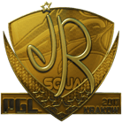 Sticker | jR (Gold) | Krakow 2017 Sticker | jR (Gold) | Krakow 2017 image