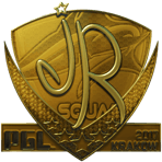 Sticker | jR (Gold) | Krakow 2017