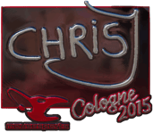 Sticker | chrisJ (Foil) | Cologne 2015