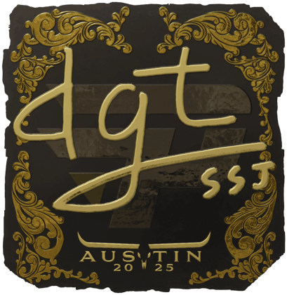 Sticker | dgt(黃金)| Austin 2025