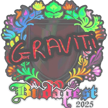 ステッカー | Graviti (ホログラム) | Budapest 2025