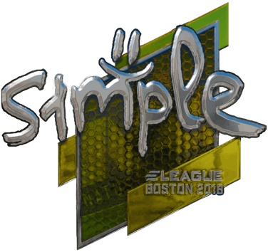 Sticker | s1mple (foliowana) | Boston 2018