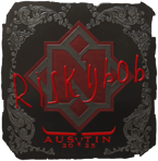 Sticker | riskyb0b (Foil) | Austin 2025