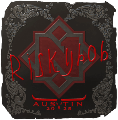 Sticker | riskyb0b (キラ) | Austin 2025