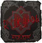 Sticker | riskyb0b (Foil) | Austin 2025 Sticker | riskyb0b (Foil) | Austin 2025 image