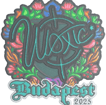 Naklejka | woxic (haftowana) | Budapeszt 2025