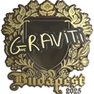 Sticker | Graviti (Gold) | Budapest 2025 image