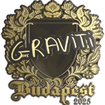 Sticker | Graviti (Gold) | Budapest 2025