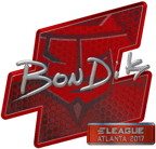 Sticker | bondik (Foil) | Atlanta 2017 image