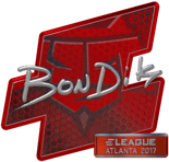 Sticker | bondik (Foil) | Atlanta 2017