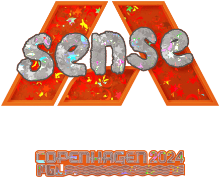 Sticker | sense (brokatowa) | Kopenhaga 2024