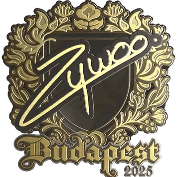 สติกเกอร์ | ZywOo (Gold) | Budapest 2025
