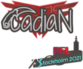 Sticker | cadiaN | Stockholm 2021 image